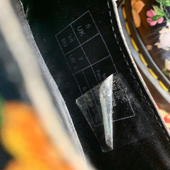 Dr Martens Wanderlust Mary Jane Floral Shoes - Picture 8 of 8